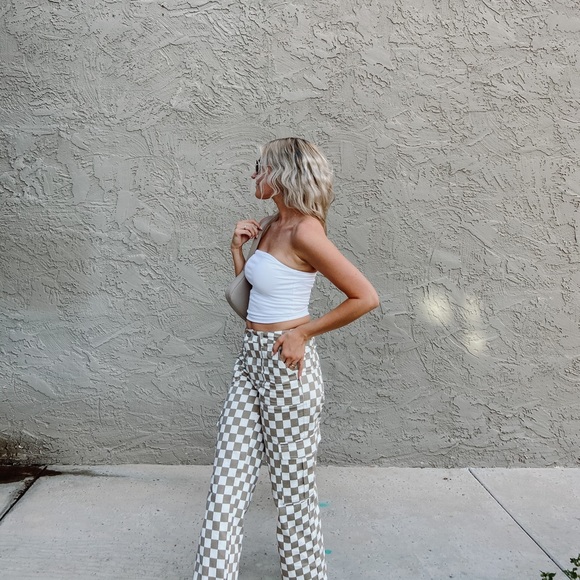 XO mandySue checked pants - Picture 3 of 3